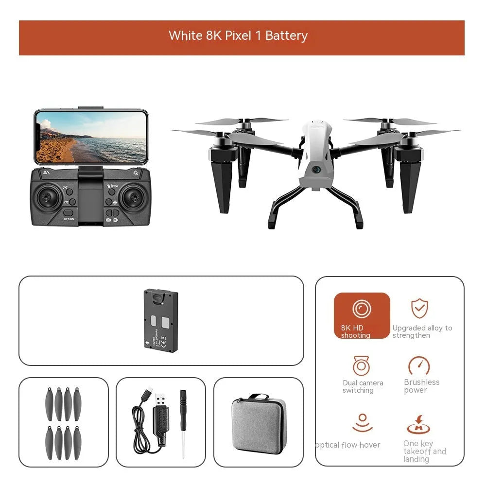 KS66 alloy UAV drone with remote control and accessories for outdoor aerial photography