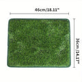 Artificial grass dog toilet training mat in washable reusable design for pet toilet training