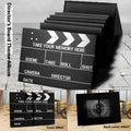 Adhesive photo album with 21x15cm cover, 350g black cardboard pages, and thin profile for DIY craft mounting