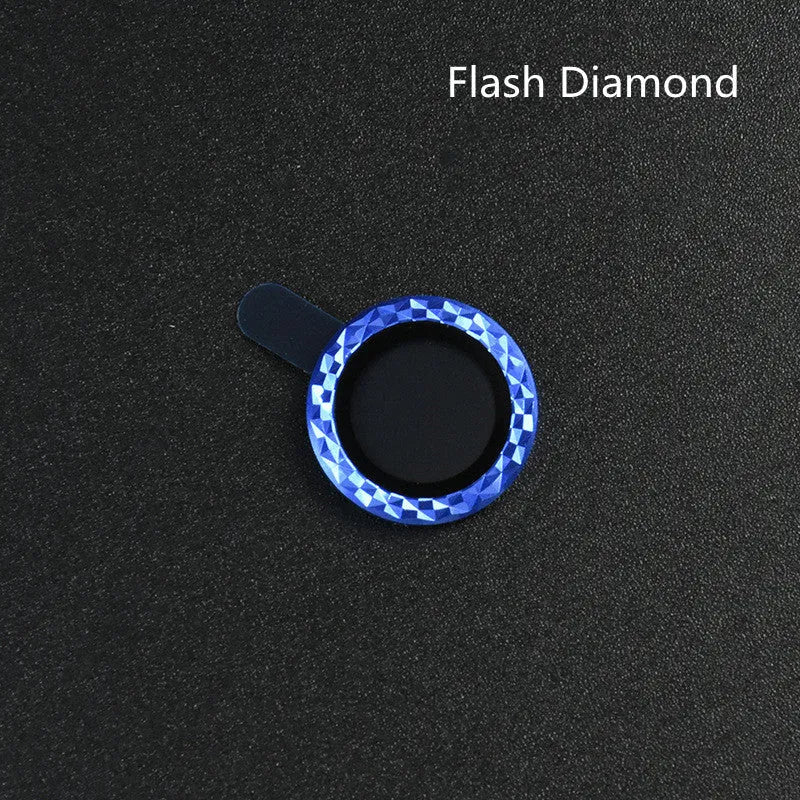 Diamond lens film protector ring made of aluminium alloy and tempered glass for iPhone 12 Pro Max camera