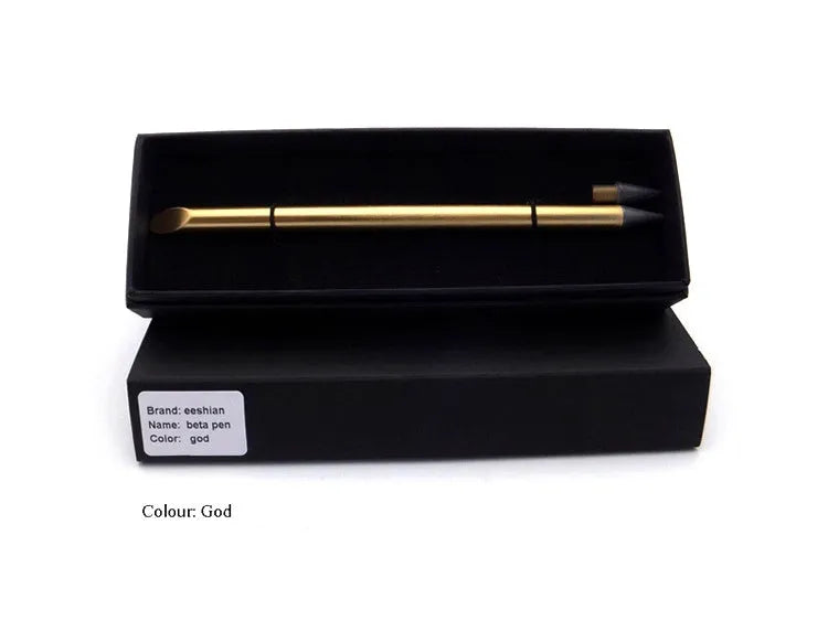 Inkless metal pen with special alloy steel 0.5mm tip in presentation box with spare nib