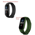 Mijia Mi Band 5 fitness tracker with black TPU wristband and 1.1 inch colour screen