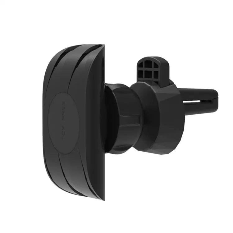 Glory black car phone holder with adjustable side grips mounted on a car air vent