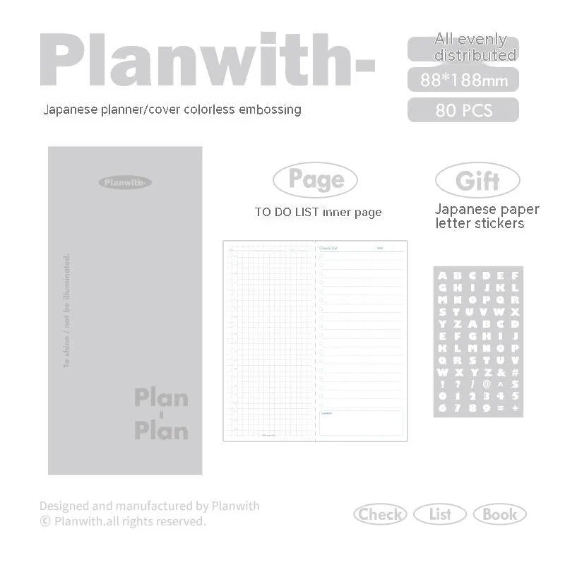 Embossed visual meter book notebook with coloured cover options and 80 pages of 100g paper.