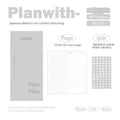 Embossed visual meter book notebook with coloured cover options and 80 pages of 100g paper.