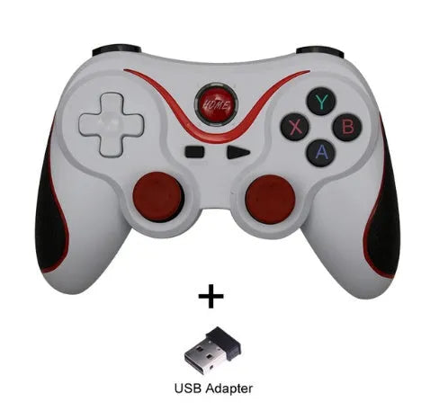 Upgraded X3 wireless Bluetooth game controller for Android phones in black and white colour options.