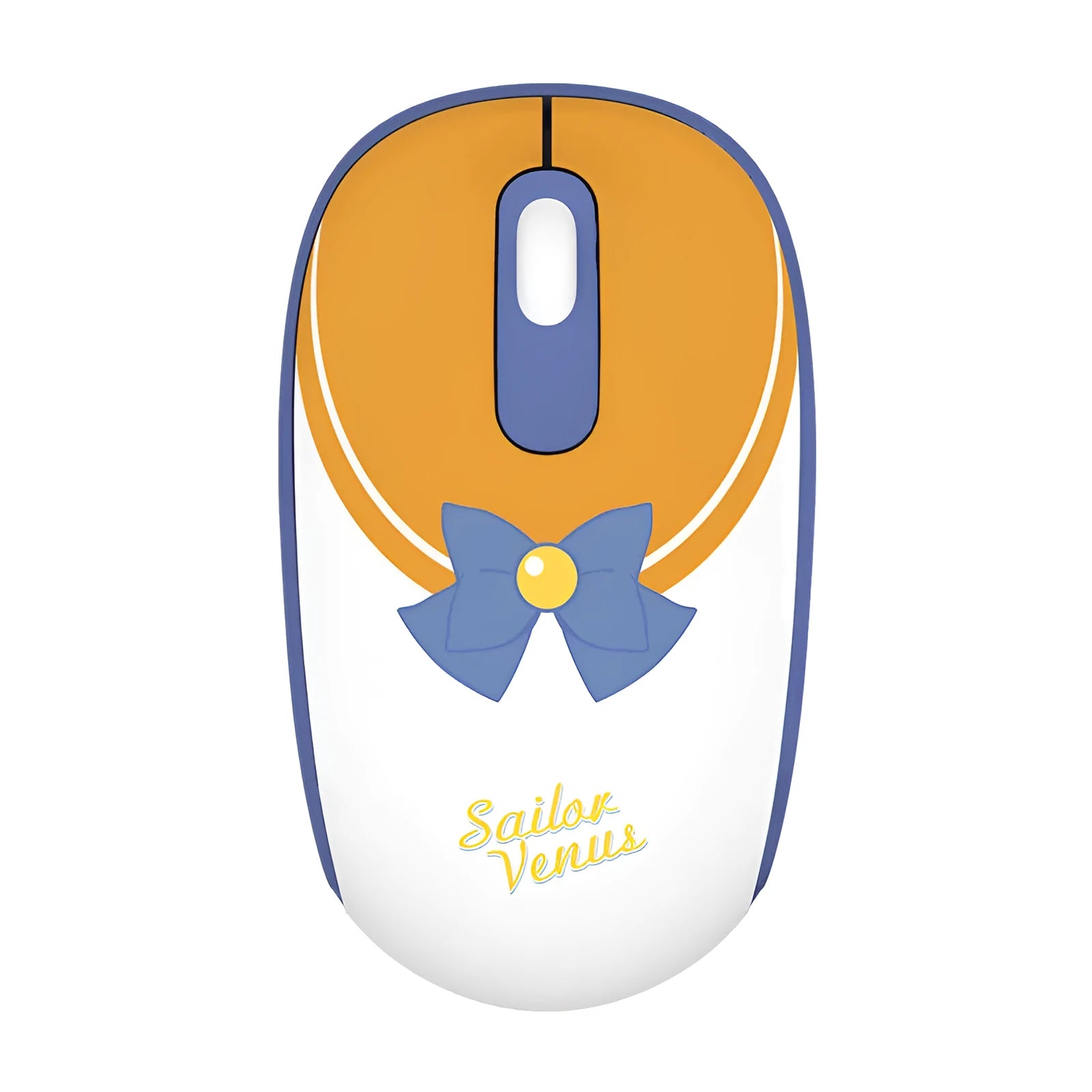 Sailor Moon wireless mouse with character design, 2.4GHz wireless connection, and USB receiver
