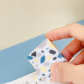 Single brick-shaped rubber eraser for students offering super clean traceless correction
