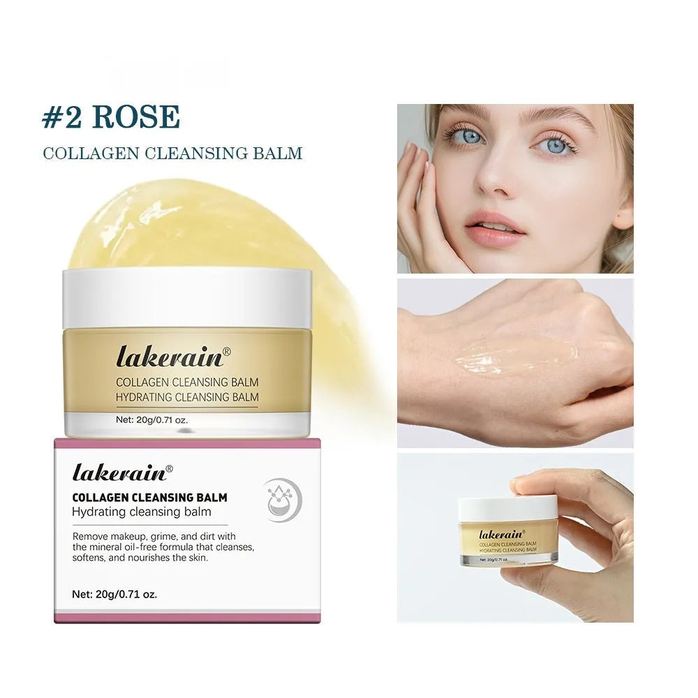 Cleansing cream makeup remover in 20g size with rose fragrance variant