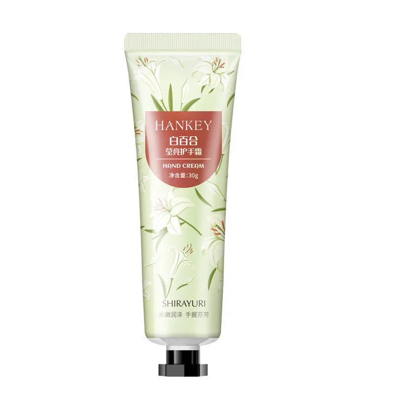 30g fruit hand cream tube in choice of 11 varieties including avocado, chamomile, mango and rose