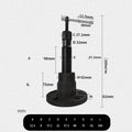 Chrome vanadium steel brake drum dismantlement tool with three style options for cars and tricycles