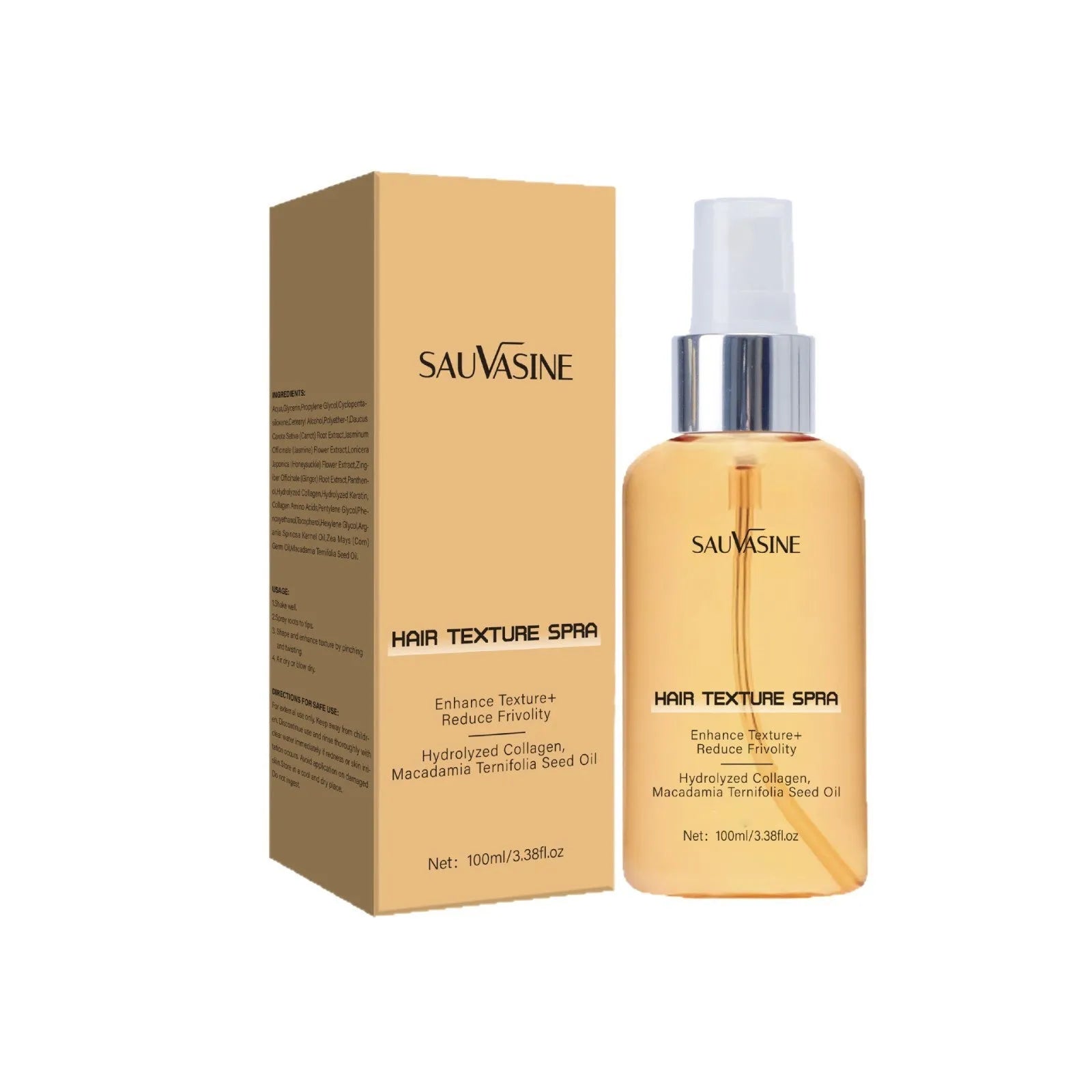 100ml frizz reduction scalp care spray bottle for normal hair types, SWX-248 export model