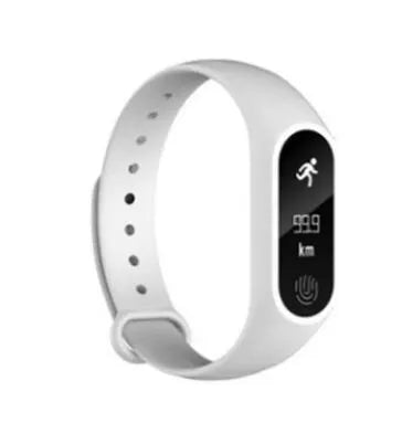 Motion intelligent hand ring fitness tracker watch in six colour options with heart rate monitor display