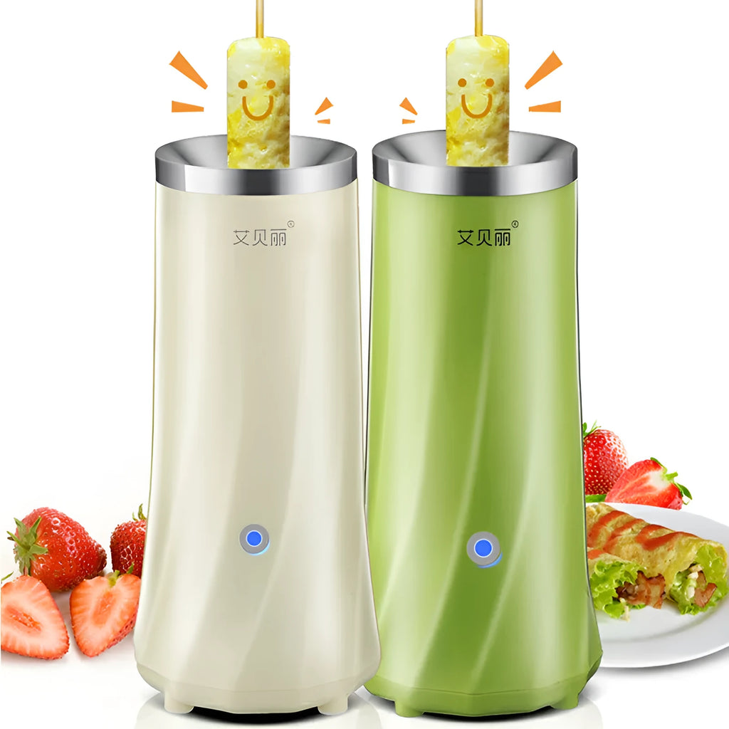 Mini breakfast machine in beige colour with automatic operation and compact CH design