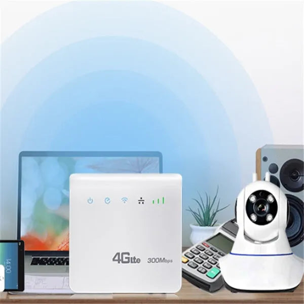 300Mbps 2.4G wireless router with firewall for home and Android, compact design 119x116x20mm