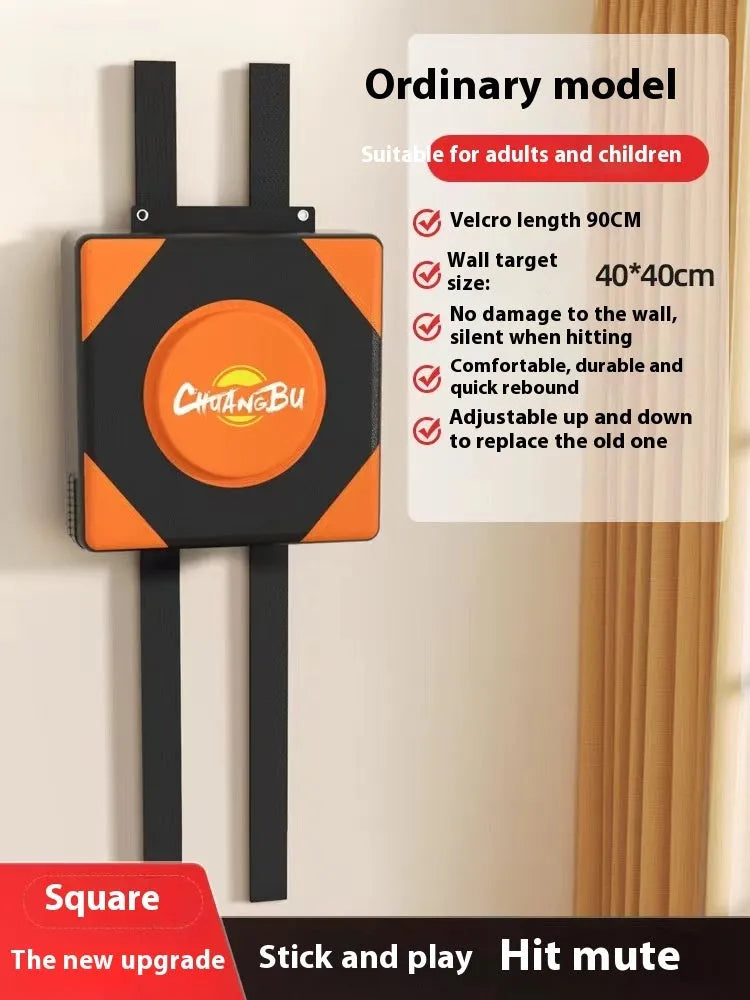 Wall mounted PU leather boxing sandbag punching target for home fitness training