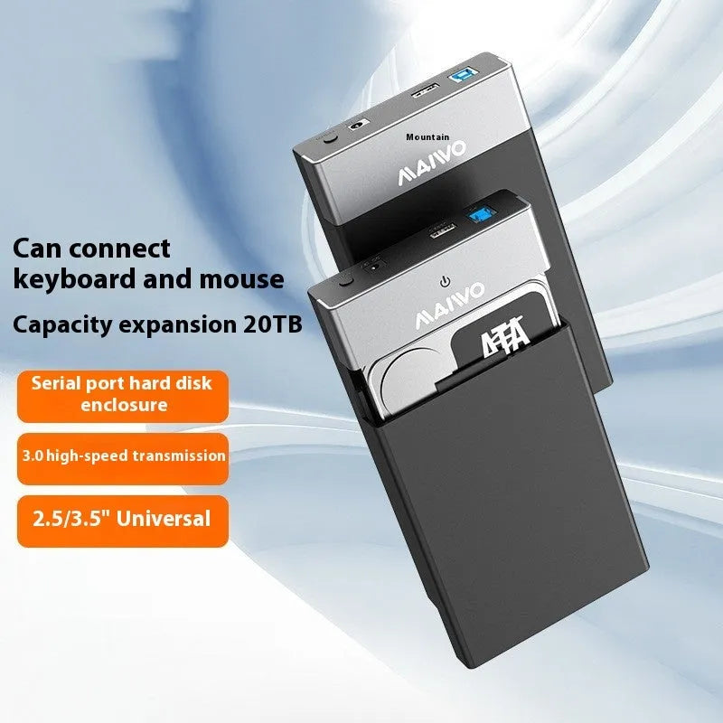 3.5 inch USB SATA hard disk enclosure with slide cover design in multiple colour options