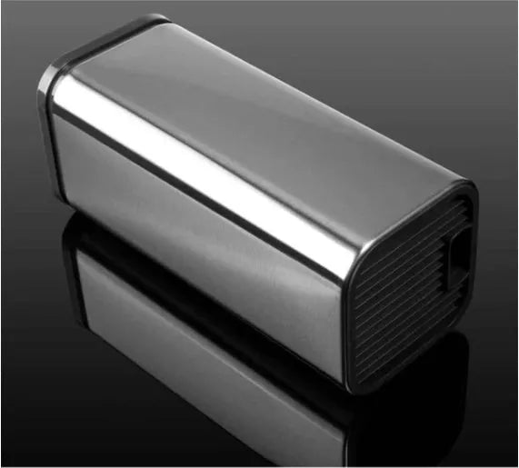 Black and white PP plastic kitchen tool holder with detachable base for knife and cutlery storage