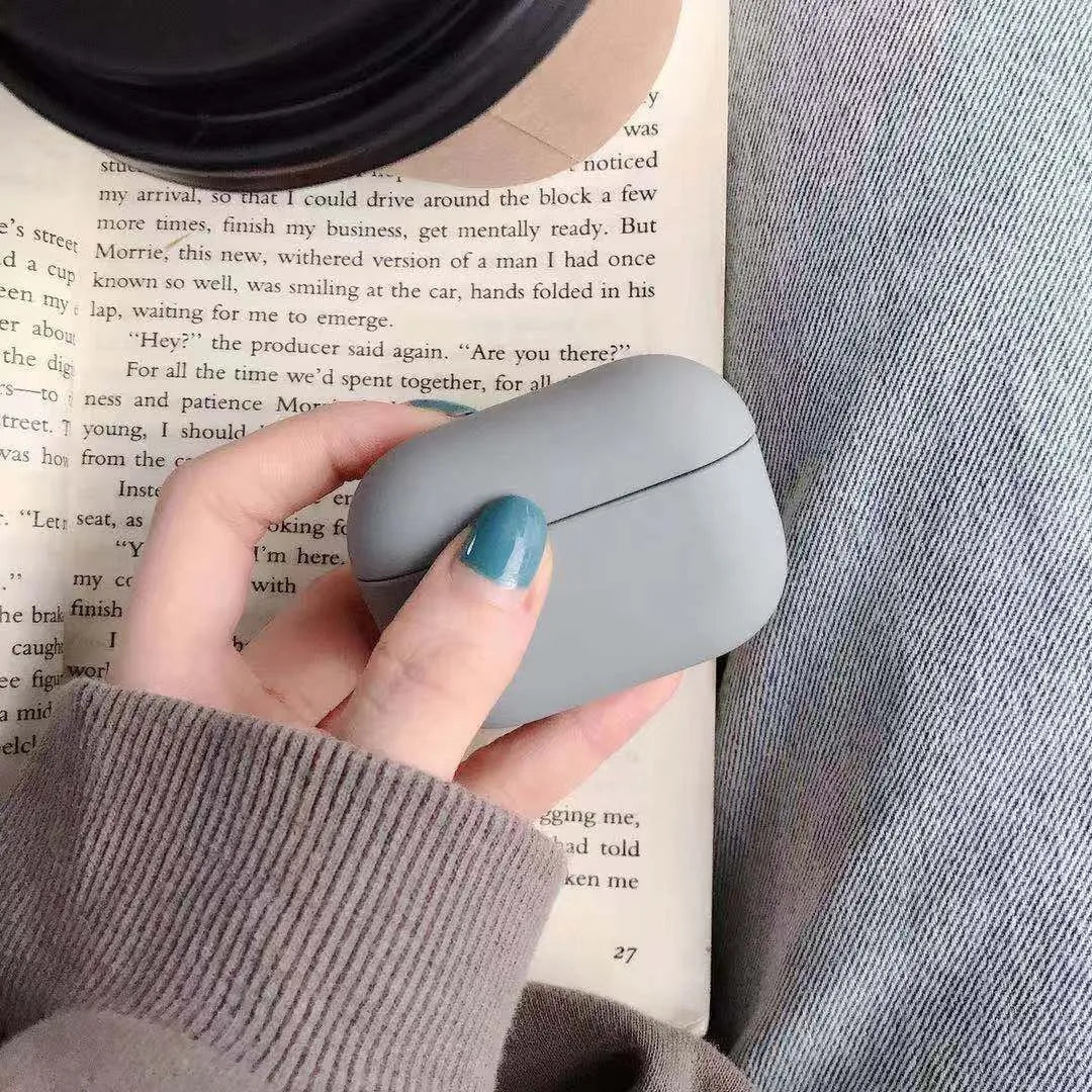 Plastic protective case for Apple AirPods Pro and AirPods 3 in various colours.