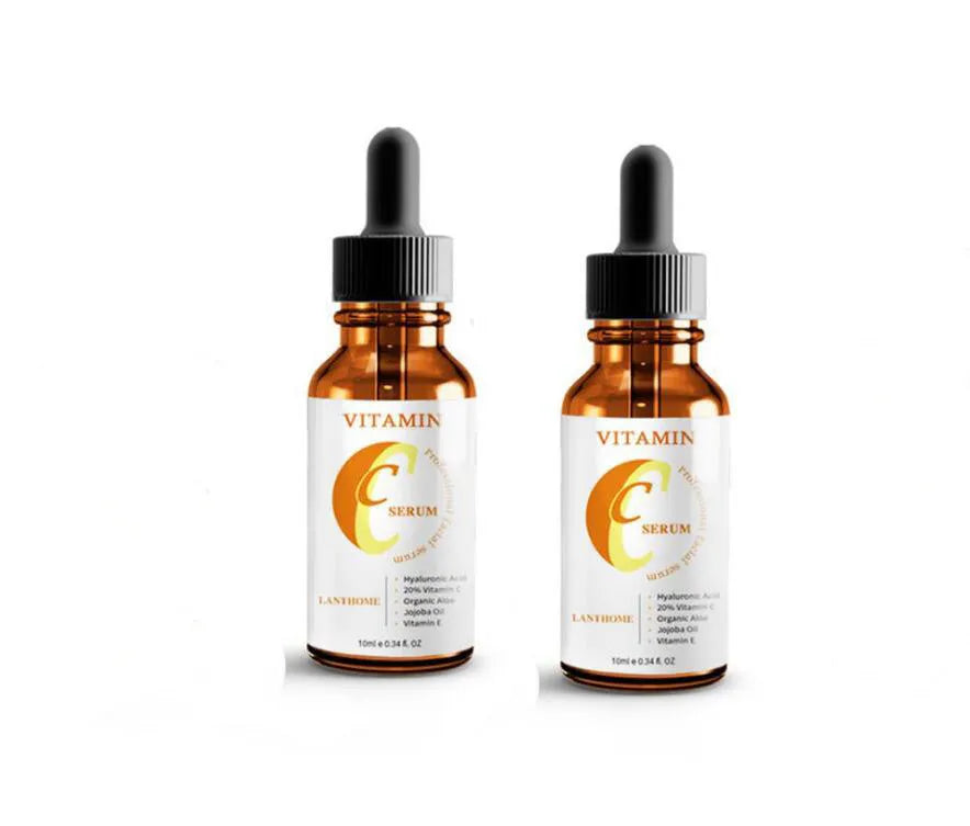 Vitamin C Hyaluronic Acid Facial Serum bottle for whitening, anti-aging, and moisturising.