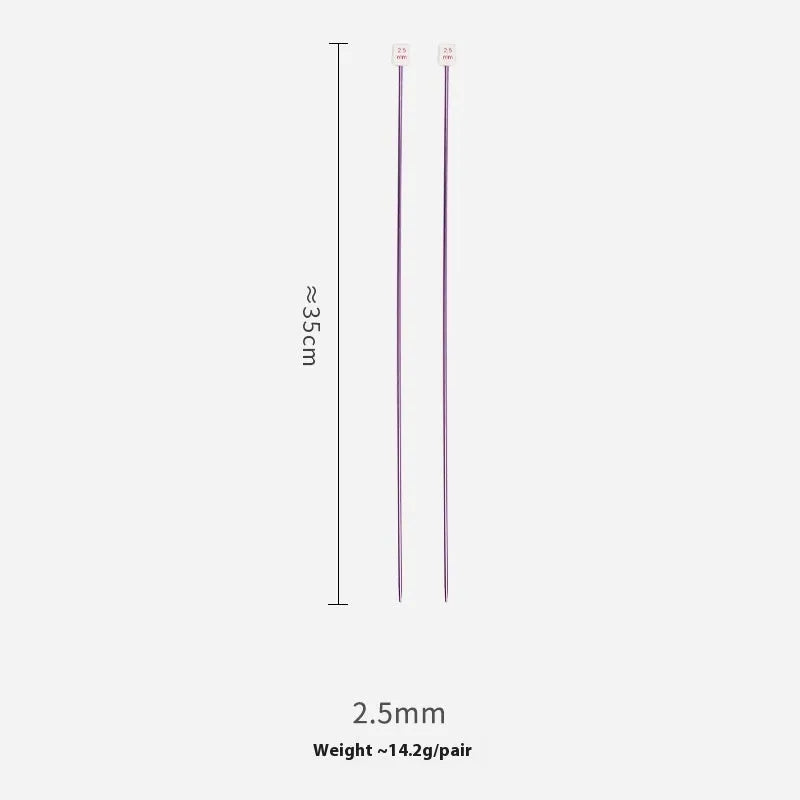 Crochet hook set showing 14 different sizes from 2.0mm to 10.0mm with lengthened design and caps