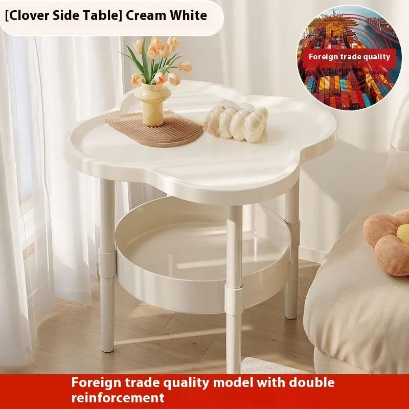Plastic simple coffee table in Classic Coal colour, 45x39cm