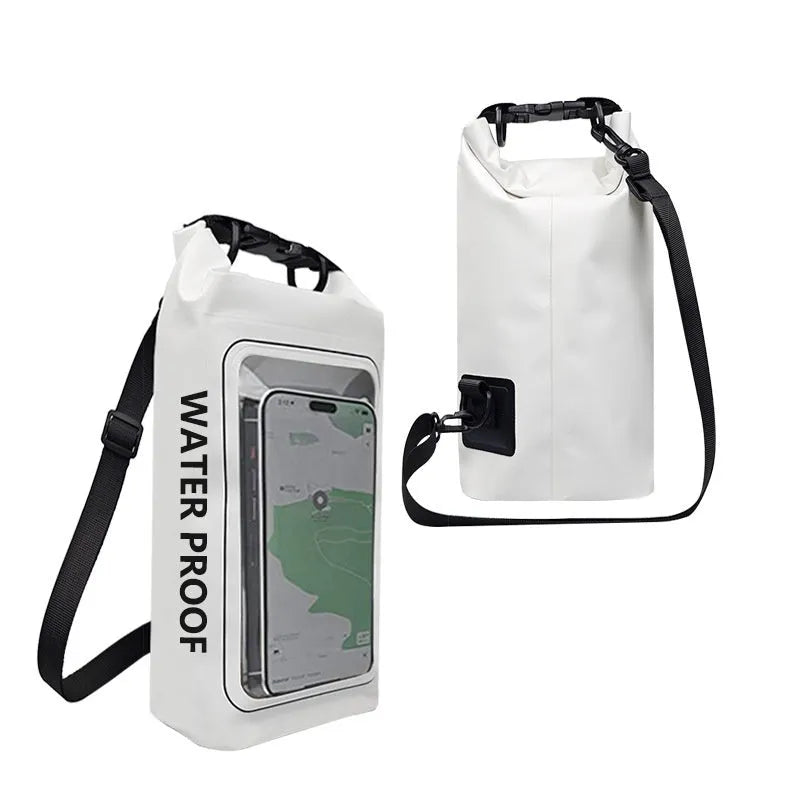 2L crossbody waterproof PVC bag for mobile phones in multiple colour options