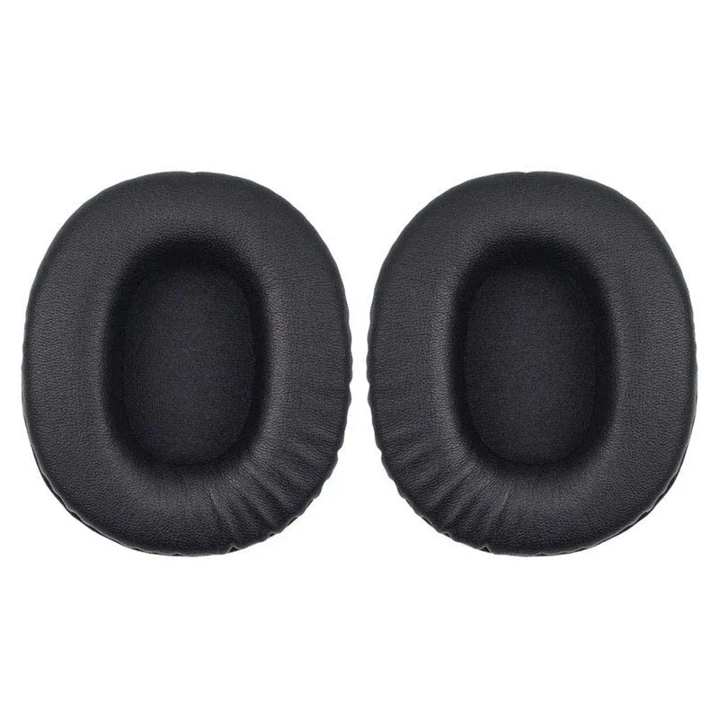 Black PU leather replacement earmuff covers for Sony MDR-1R headphones