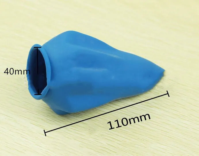 Compact pocket slingshot gun with latex cover and round cup for outdoor steel ball shooting