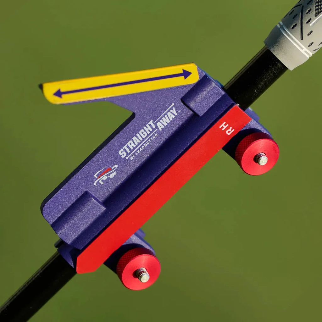 Golf swing plane simulator training aid showing swing path reference structure