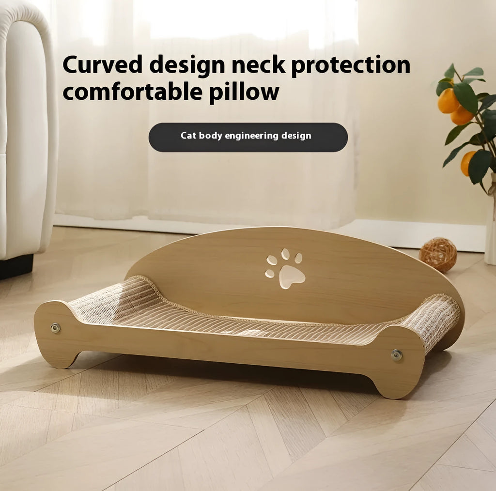 Large sisal cat scratch board upgraded heightened Japanese style for indoor cats