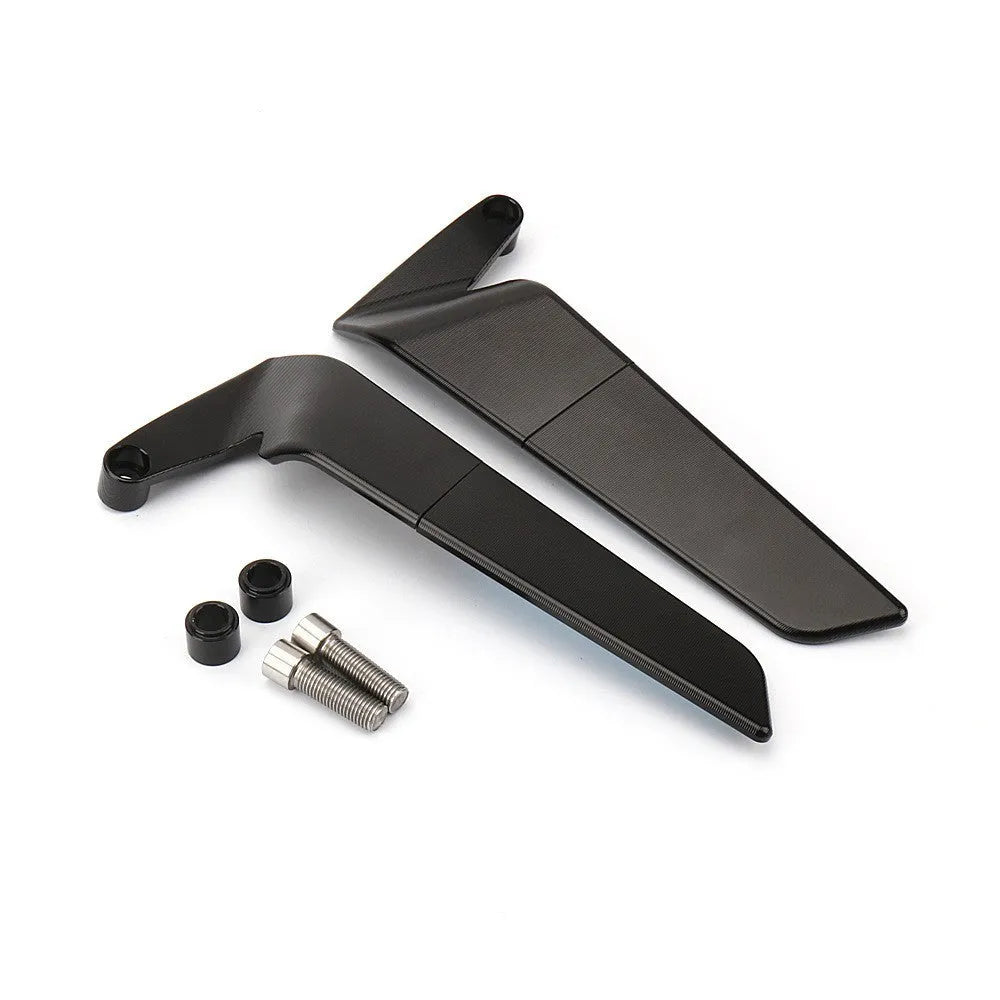 Universal aluminium alloy handle mirror with blue lens for street bike and electric car