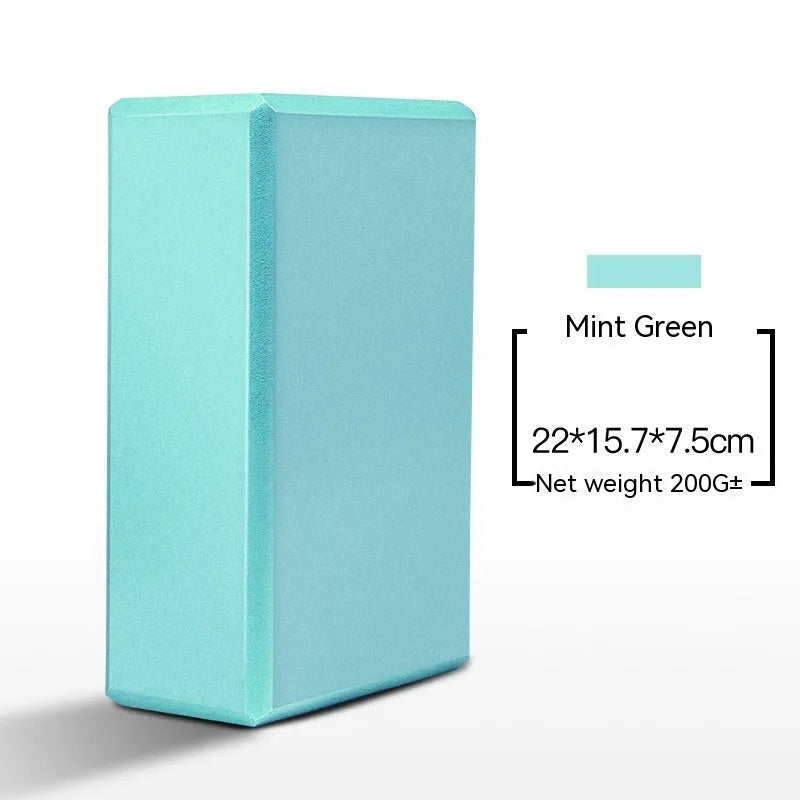 High-density EVA yoga block in various colours including cartoon designs for dance and fitness training