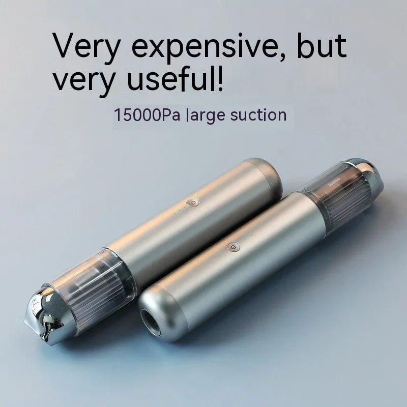 BASEUS A3 wireless car vacuum cleaner in black or silver with Type-C charging port