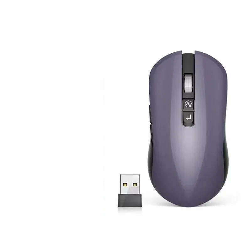Wireless gaming mouse with voice translation microphone and seven programmable buttons