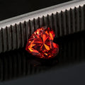 Lemon yellow heart-shaped moissanite loose stone for jewellery making