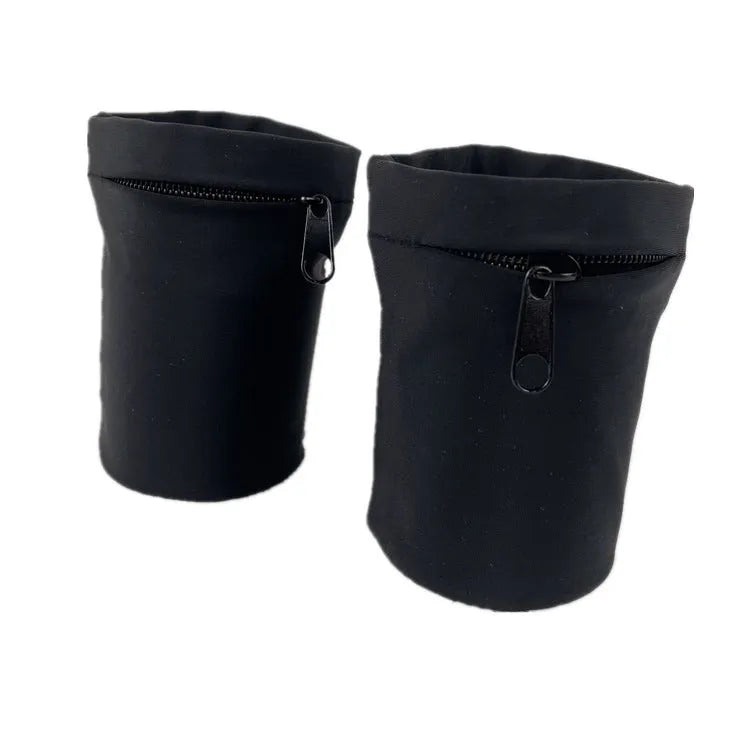 Wrist bag armband sleeve for mobile phone measuring 10 by 10.5 centimetres.