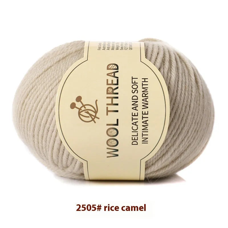 Roll of hand knitting wool yarn for baby garments in various colour options