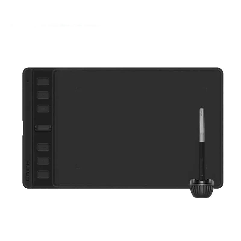Hua Wang H641P black digital drawing tablet with stylus for mobile phone and computer sketching