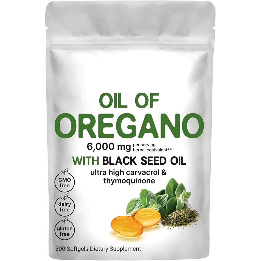 Butter Black Seed Oil Soft Capsules bottle with 180 or 300 tablets for adult dietary supplementation