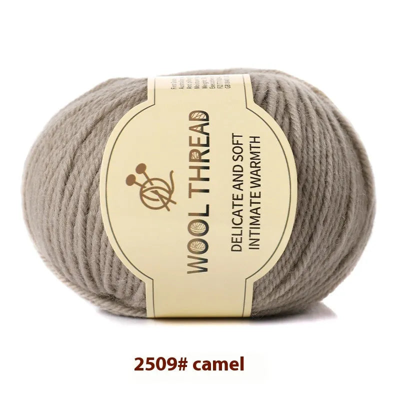 Roll of hand knitting wool yarn for baby garments in various colour options