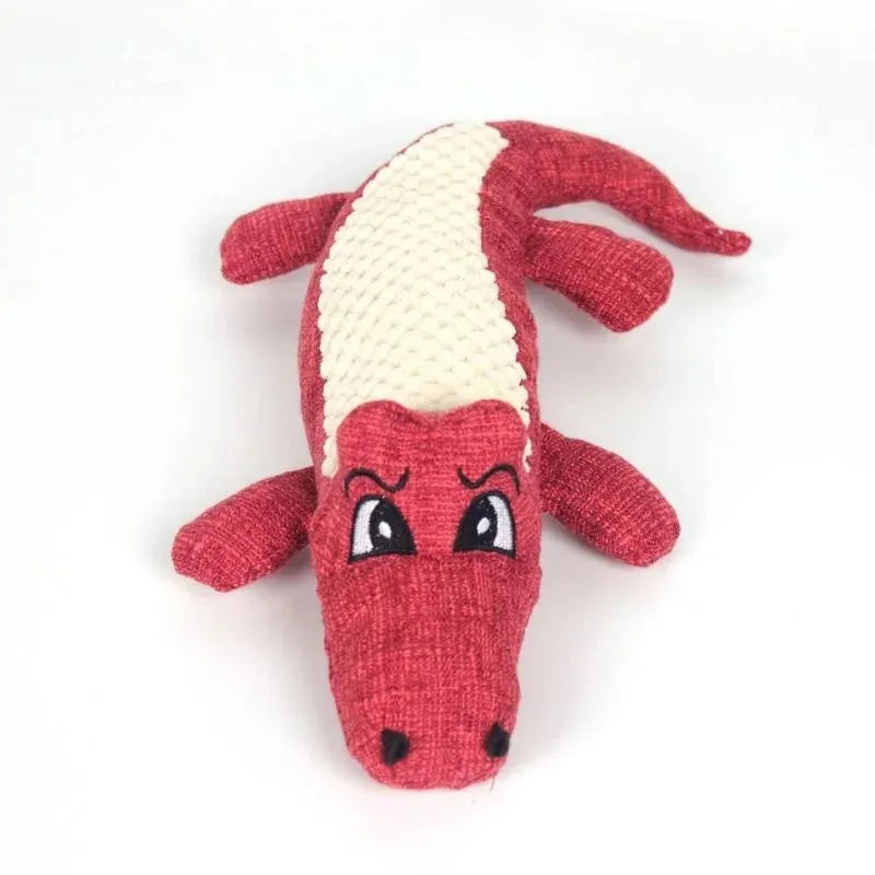 Corn grid pattern pet plush toy in three colours with biting sound effects for cats and dogs