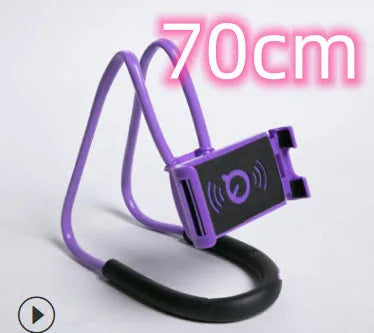 360 degree rotatable plastic and foam phone holder stand in black color for universal smartphones