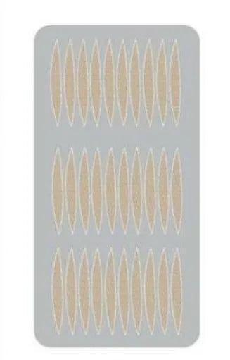 Box of no glue eyelid stickers in non-woven fabric for household use.