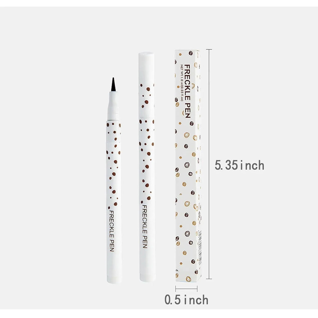 Dark brown waterproof freckle pen cosmetic marker for natural-looking face application