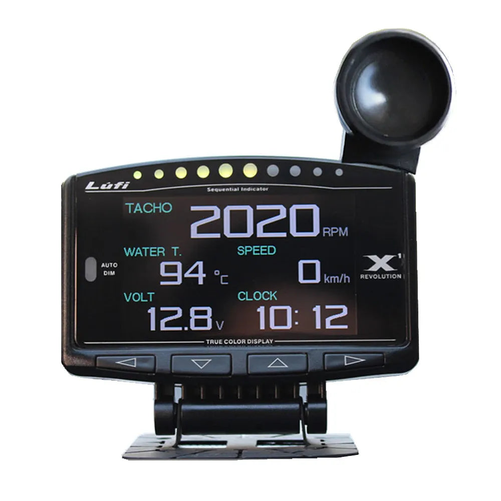 X1 English version automotive OBD diagnostic instrument with LED display and metal construction