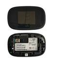 Black portable 4G LTE wireless router with dual-core processor for mobile internet access