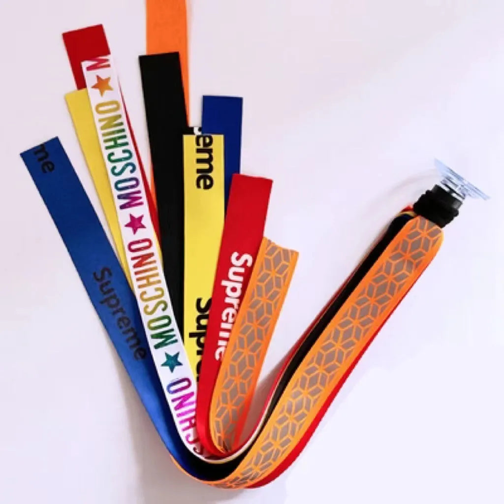 Colourful decorative ribbon streamers attached to a children safety helmet for skating or skiing