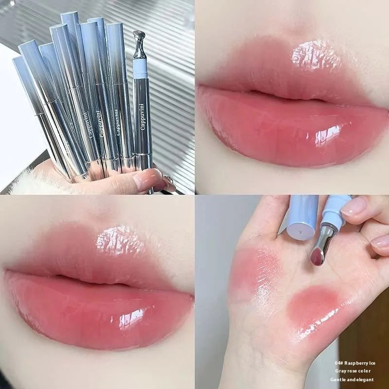 Mirror Water Light Lipstick in six colours including Almond Ice and Raspberry Ice