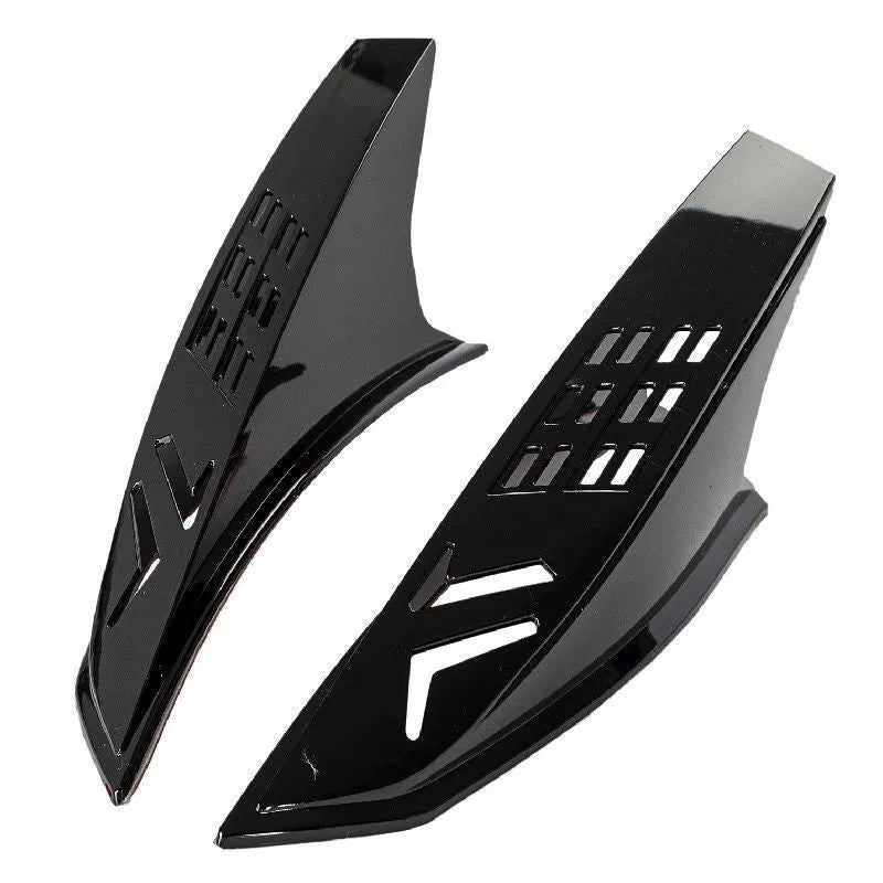 Pair of decorative plastic horn ears for children motorcycle ski helmets with 3M adhesive backing